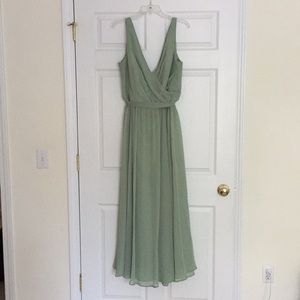 Sage Green Bridesmaid/Formal Gown